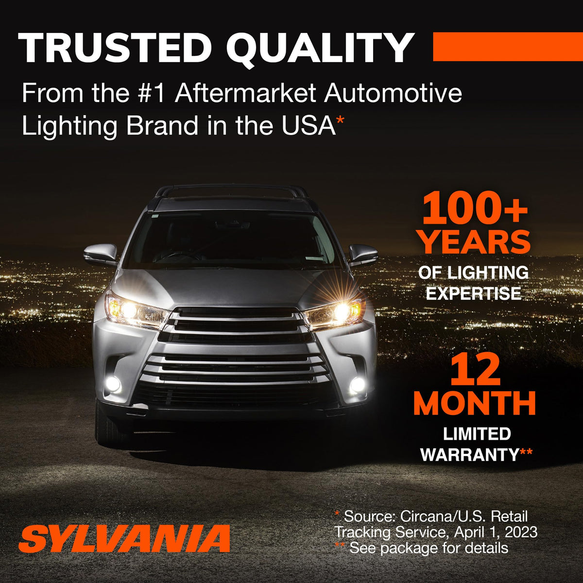 SYLVANIA 194SL.BP2 SYLVANIA 194 T10 W5W LED Mini Bulb, White, Interior Lighting, 2-Pack