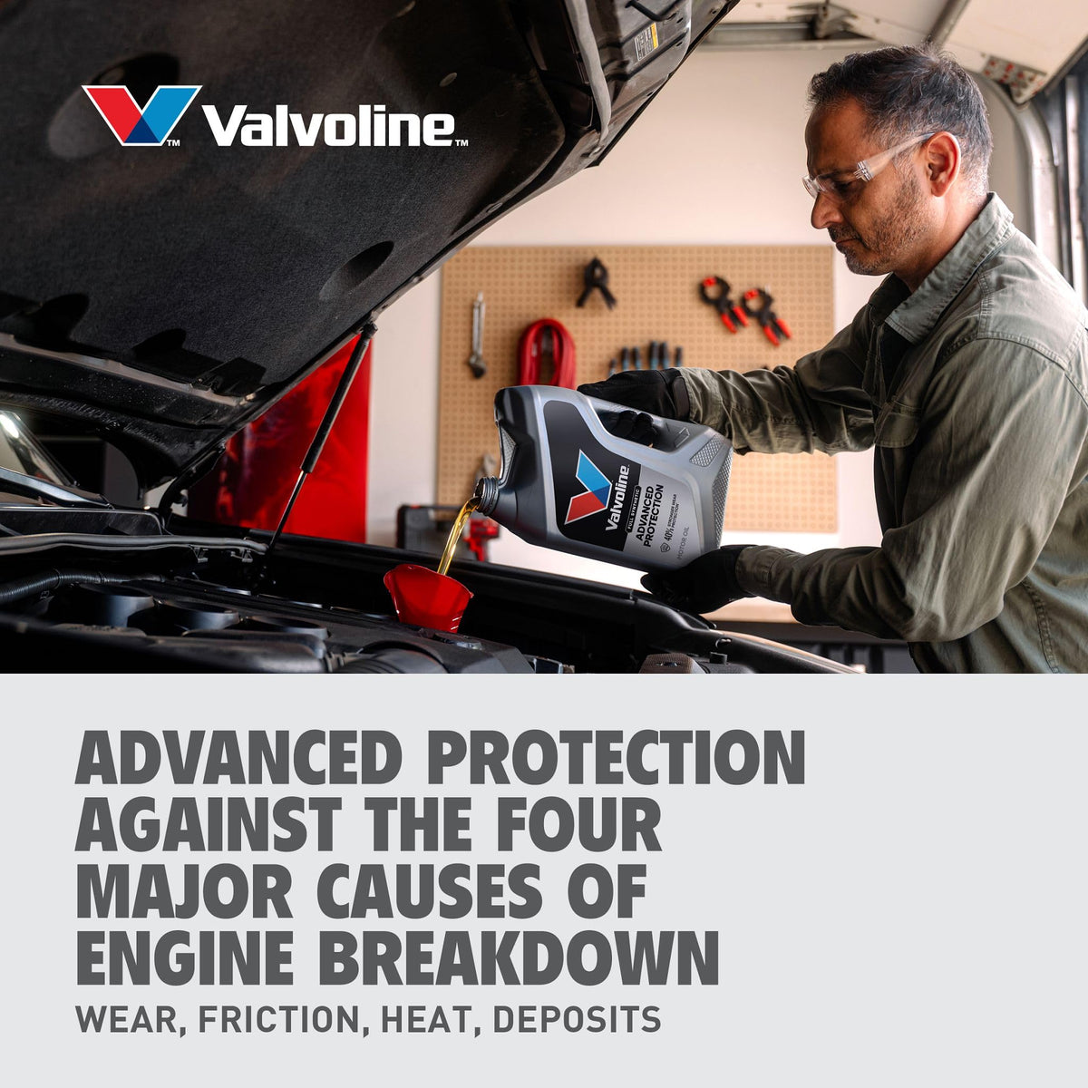 VALVOLINE 881147 Valvoline Advanced Full Synthetic SAE 5W-20 Motor Oil 5 QT