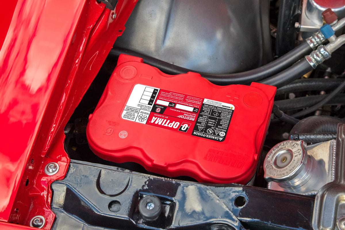Optima 8004-003 OPTIMA Batteries High Performance 34/78 RedTop Sealed AGM Car, Truck, and SUV Starting Battery, 800 CCA, Dual SAE and GM Terminals, Maintenance Free, Versitile Mounting