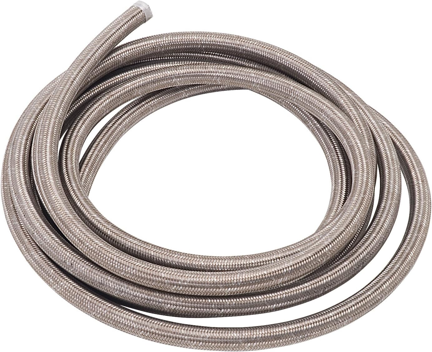 Edelbrock Russell 632130 15 Feet -8 AN Pro-Flex Pre-Packaged Stainless Steel Braided Hose