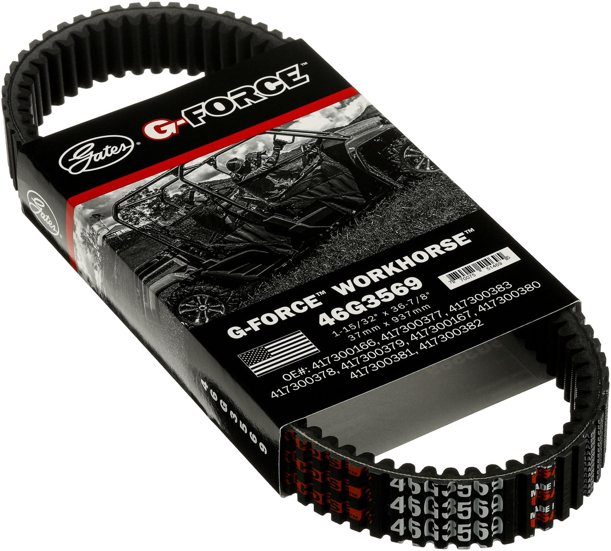 Gates 46G3569 G Force Workhorse Continuously Variable