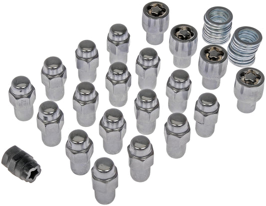 Dorman 711-248 Chrome Std. Mag 2-Pc 1/2-20, 20 Pack Universal