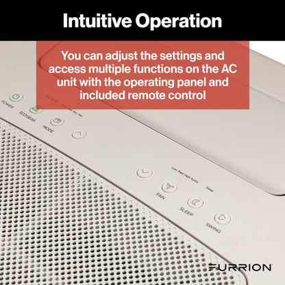 FURRION LLC FACT18MA-PS-AM Furrion Chill Cube Non-Ducted Air Distribution Box (R32) with Operating Panel, Remote Control, Detachable Filters, White - FACT18MA-PS-AM