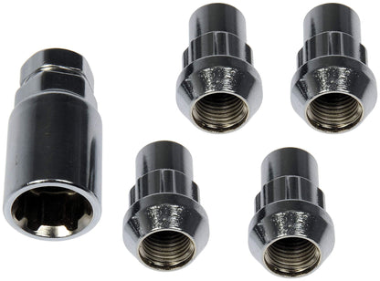 Dorman 712-628 WHEEL NUT LOCK CHROME ACORN SET M14-1.50