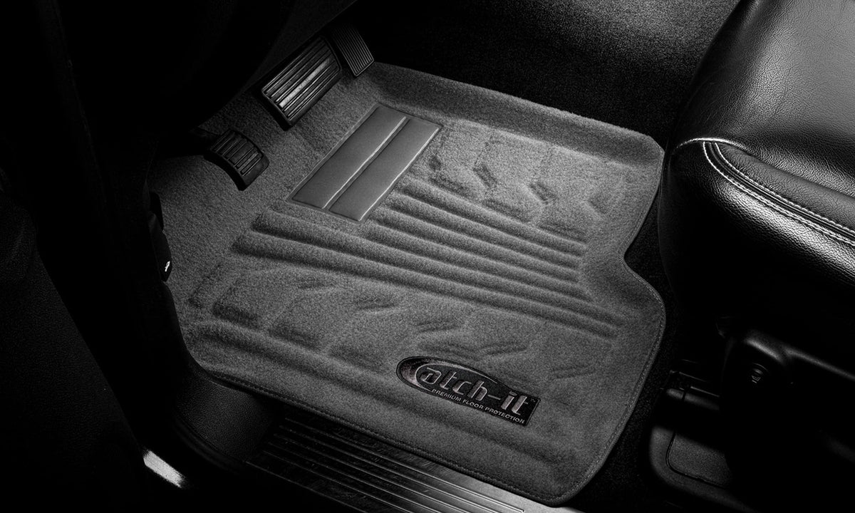 LUND 583136-G Lund 583136-G Catch-It Carpet Grey Front Seat Floor Liner, Set of 2, 1 Pack
