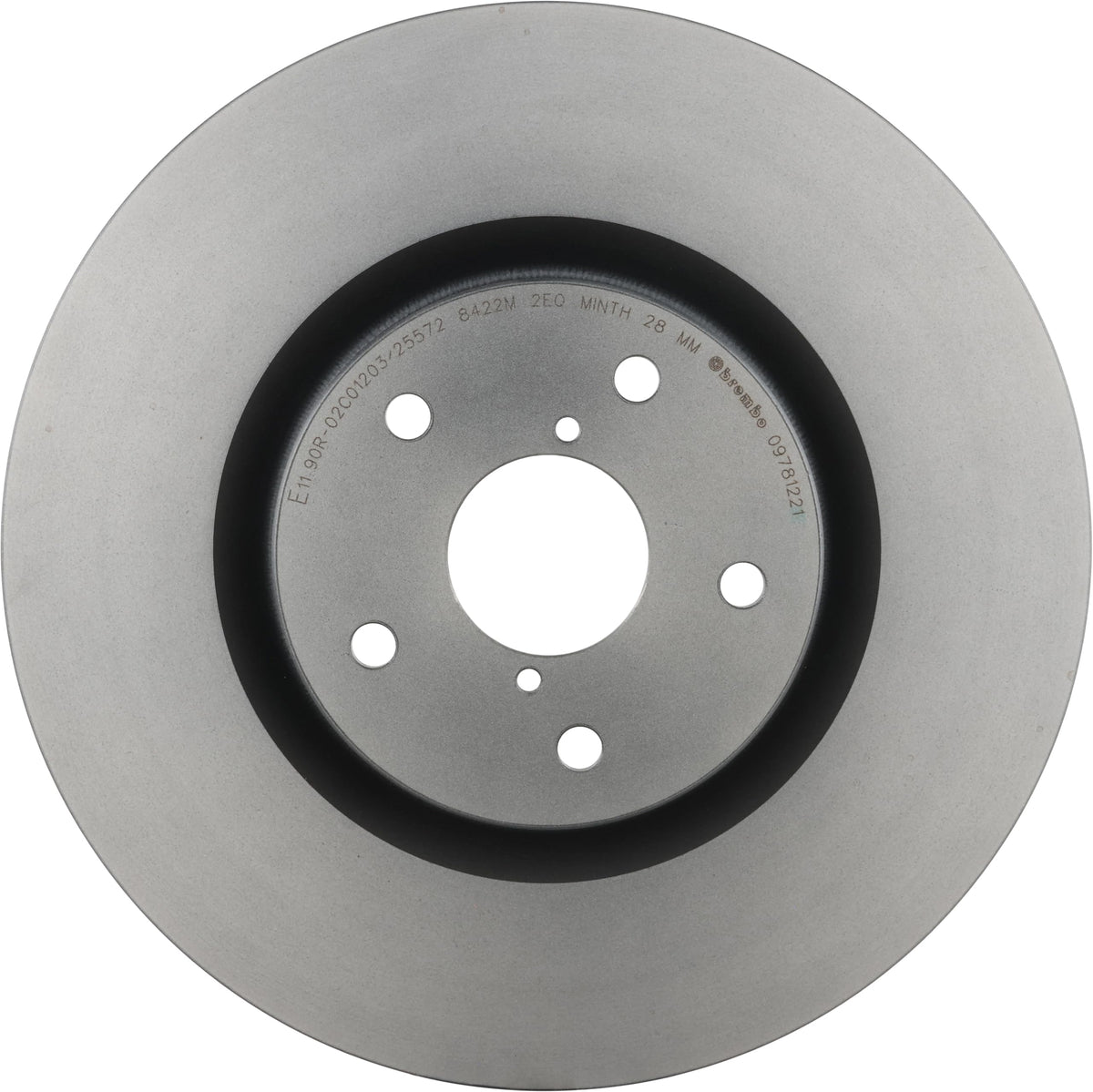 BREMBO 09781221C02 Brembo 09.7812.21 UV Coated Pillar Vented Front Brake Rotor SUBARU OE# 26300FE070