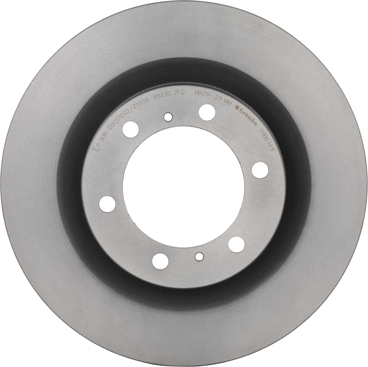 BREMBO 09B63411C02 Brembo 09.B634.11 UV Coated vented Front Brake Rotor LEXUS/TOYOTA/TOYOTA (FAW) OE# 4351260190