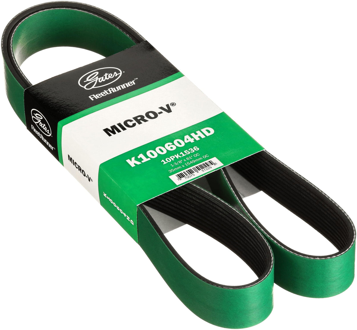 Gates K100604HD V-RIBBED BELT (HEAVY DUTY