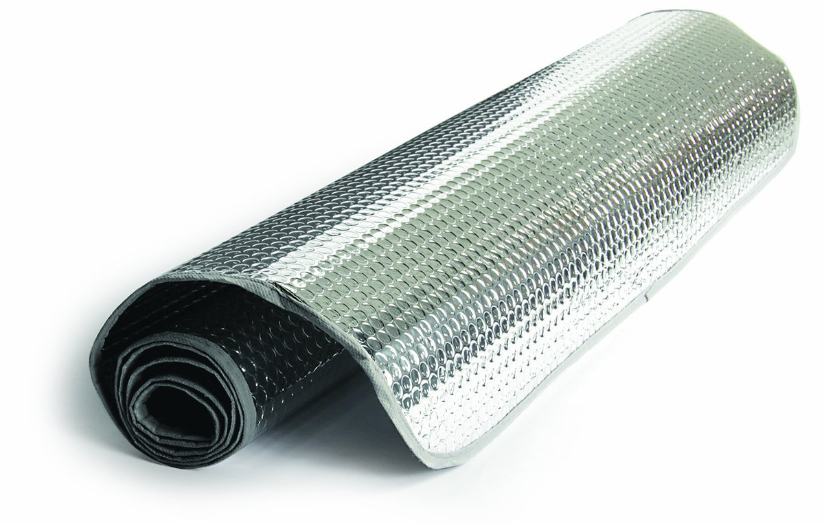 CAMCO 45167 Camco 45167 SunShield Reflective Door Window Cover | Helps Protect Your RV from Harmful UV Rays and Regulates RV Temperature | 16" (L) x 25" (W)
