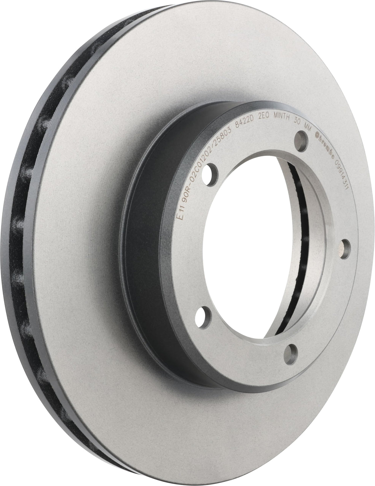 BREMBO 09914311C02 Brembo 09.9143.11 UV Coated Pillar Vented Front Brake Rotor LEXUS/TOYOTA/TOYOTA (FAW) OE# 4351260171