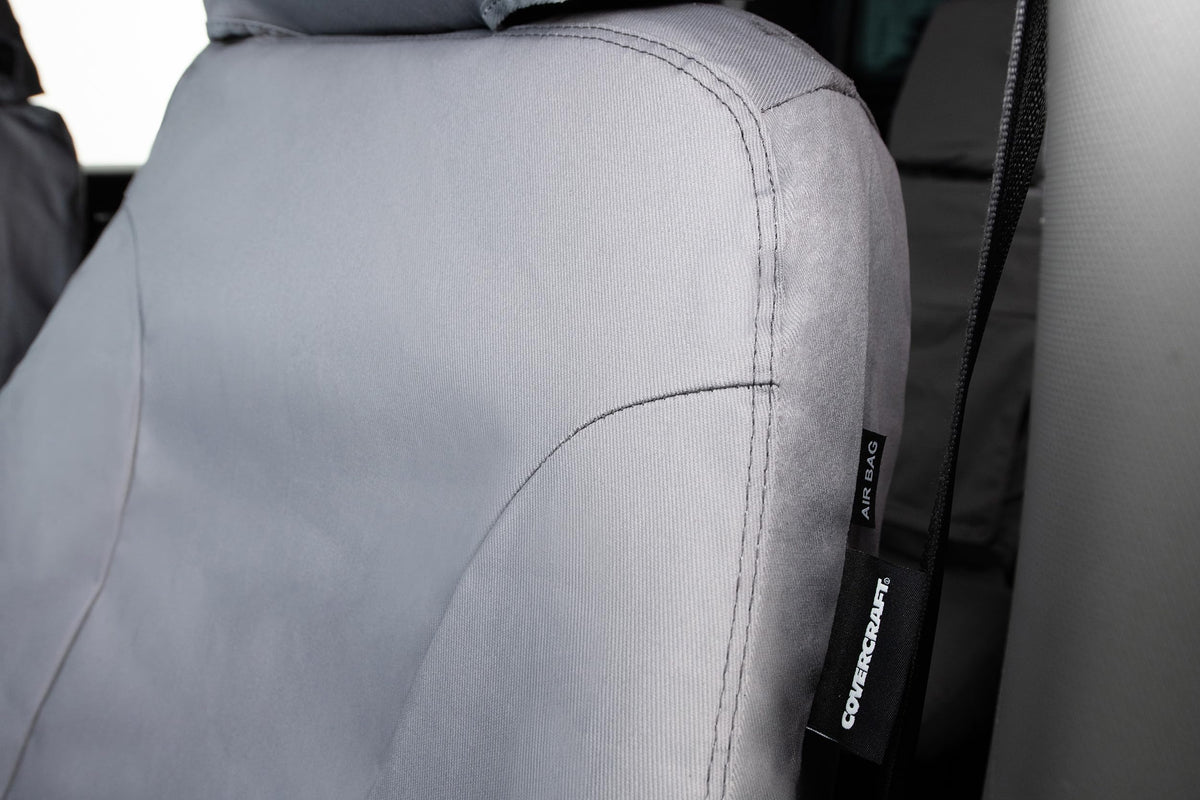 COVERCRAFT SS3437PCGY Covercraft Polycotton SeatSaver Custom Seat Covers
