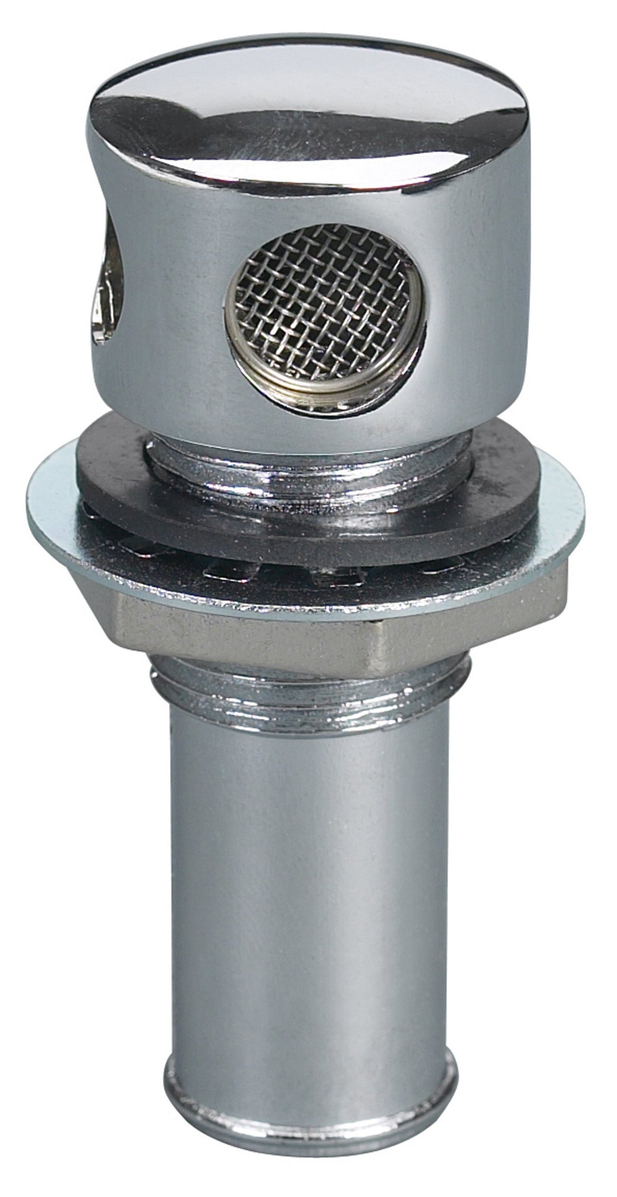 MOELLER 035732-10 Moeller Marine Products Chrome Plate Brass 5/8" Vent Hose Accommodate Hulls Upto 1/2" Thick