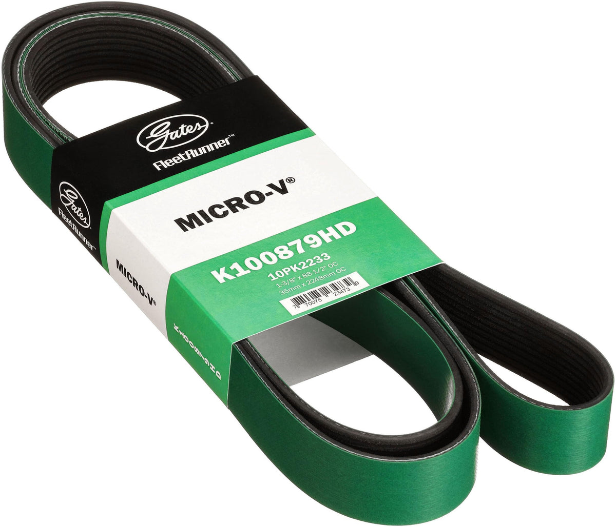 Gates K100879HD FleetRunner Micro-V Serpentine Drive Belt
