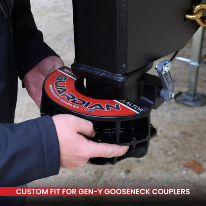 GEN-Y HITCH GH-105700 GEN-Y Hitch Trailer Coupler Lock for Gooseneck Coupler and Pin Boxes, Black