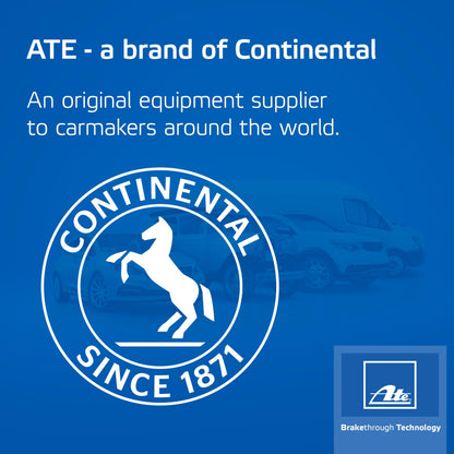 ATE 602770 ATE Original Semi-Metallic Rear Disc Brake Pad Set 602770 for Audi, Porsche