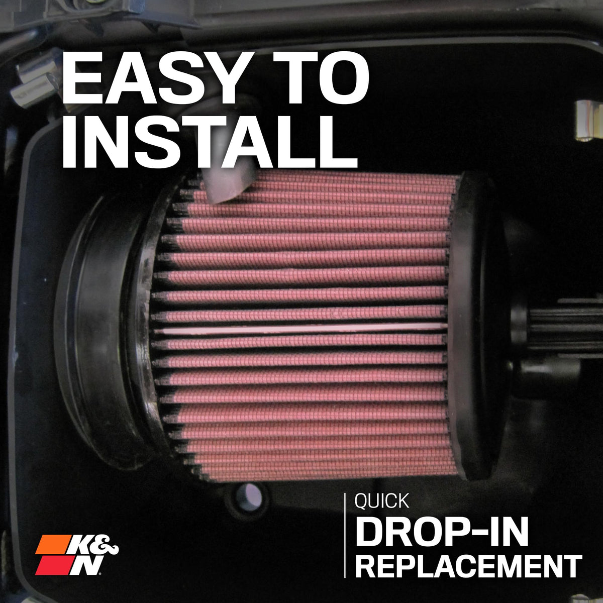 K&N FILTER CM-8016 K&N Engine Air Filter: High Performance, Powersport Air Filter, CM-8016