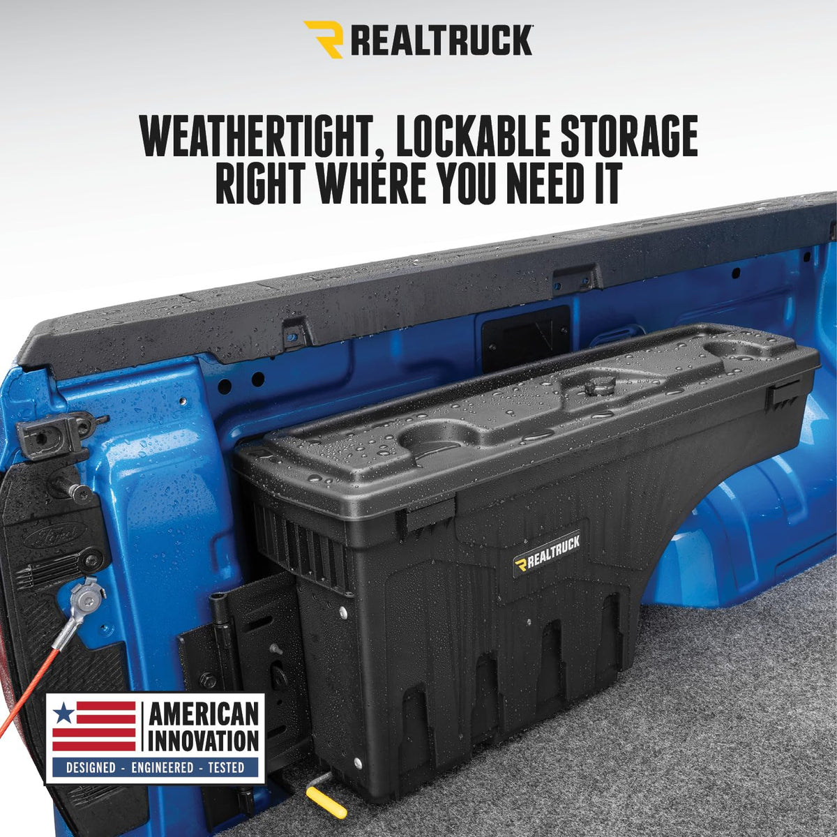 UNDERCOVER SC502D RealTruck UnderCover SwingCase Truck Bed Storage Box | SC502D | Fits 2016-2025 Nissan Titan Drivers Side (Will not fit with Titan Box)