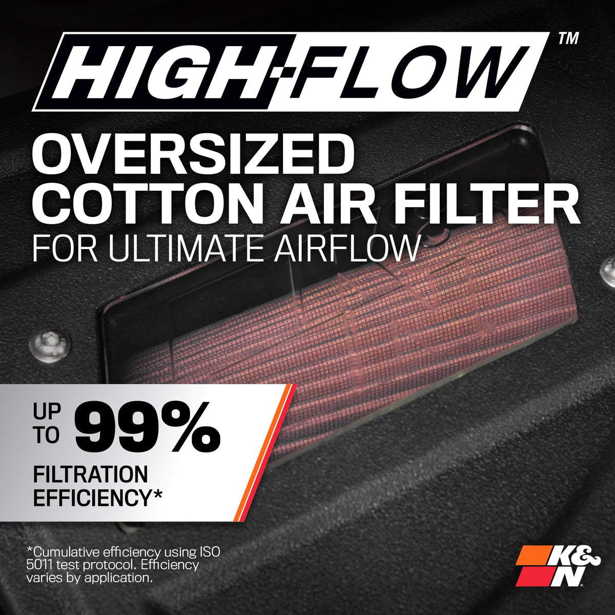 K&N FILTER 63-1586 K&N Cold Air Intake System: High-Flow Air Filter, Increase Performance & Towing: Compatible with 2020-2023 RAM: 1500, 63-1586