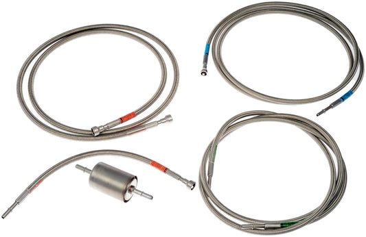 DORMAN 819-841 Dorman 819-841 Flexible Stainless Steel Braided Fuel Line Compatible with Select Chevrolet/GMC Models (OE FIX)