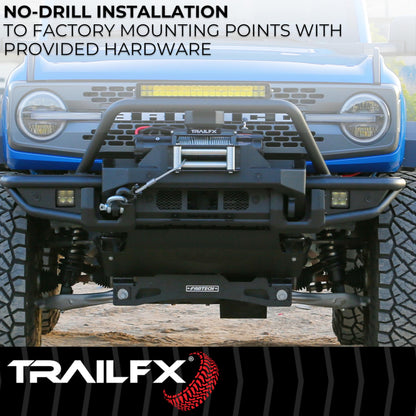 TRAILFX BR003T Trailfx BR003T BRONCO FRONT BUMPER SKID PLATE