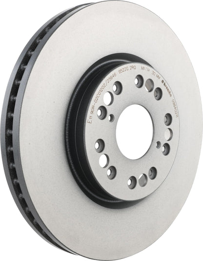 BREMBO 08N12311C02 Brembo 08.N123.11 UV Coated Rear Disc Brake Rotor