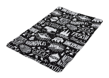 CAMCO 53052 Camco Life is Better at The Campsite RV Door Window Light Blocking Shade -Measures 25 1/4-in x 16 1/4-in - Helps Keep Interior Temperatures Cooler & Provides Added Privacy - Graffiti Design (53052)