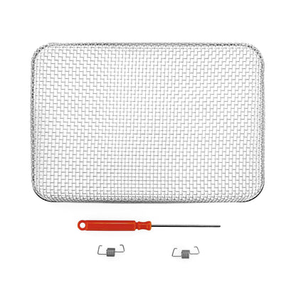CAMCO 42145 Camco RV Water Heater Vent Screen - Protects The Water Heater Vents from Flying Insect Nests & Features Stainless Steel Mesh - for Atwood 6, Atwood 10 & Suburban 6-6" X 8.5" X 1.3" - 42145