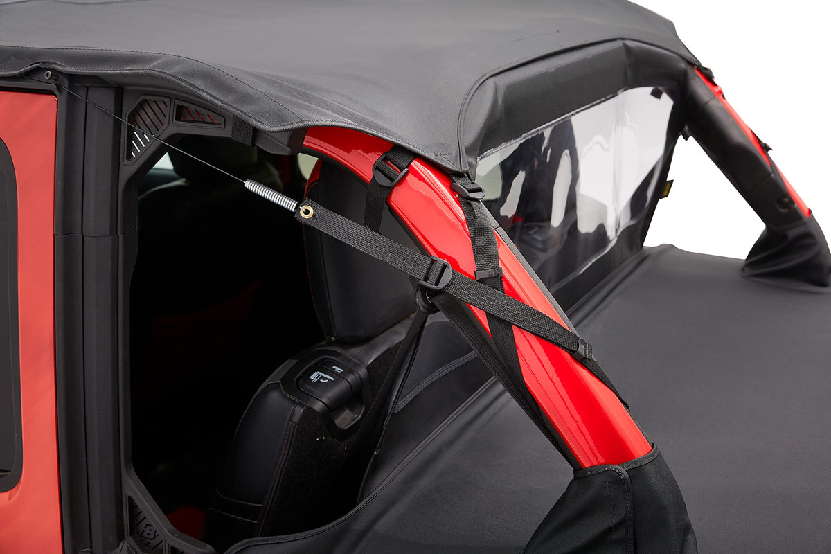 BESTOP 52608-35 Bestop Header Safari Cable Style Bikini 5260835 for Jeep Wrangler JL 4-Door