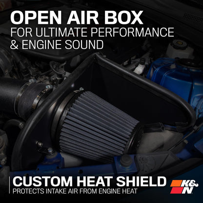 K&N 30-3092 Cold Air Intake System: Dry-Flow Air Filter