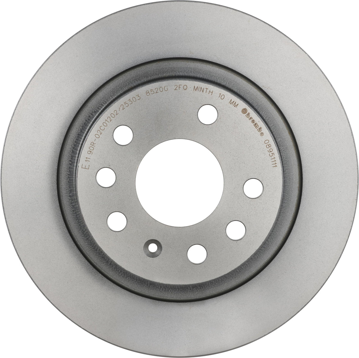 BREMBO 08951111C02 Brembo 08.9511.11 UV Coated solid Rear Brake Rotor BAIC/CADILLAC/CHEVROLET/OPEL/SAAB/VAUXHALL OE# 569115