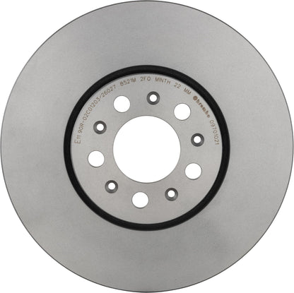 BREMBO 09701021C02 Brembo 09.7010.21 UV Coated vented Front Brake Rotor AUDI/SEAT/SKODA/SKODA (SVW)/VW/VW (FAW)/VW (SVW) OE# 6R0615301A