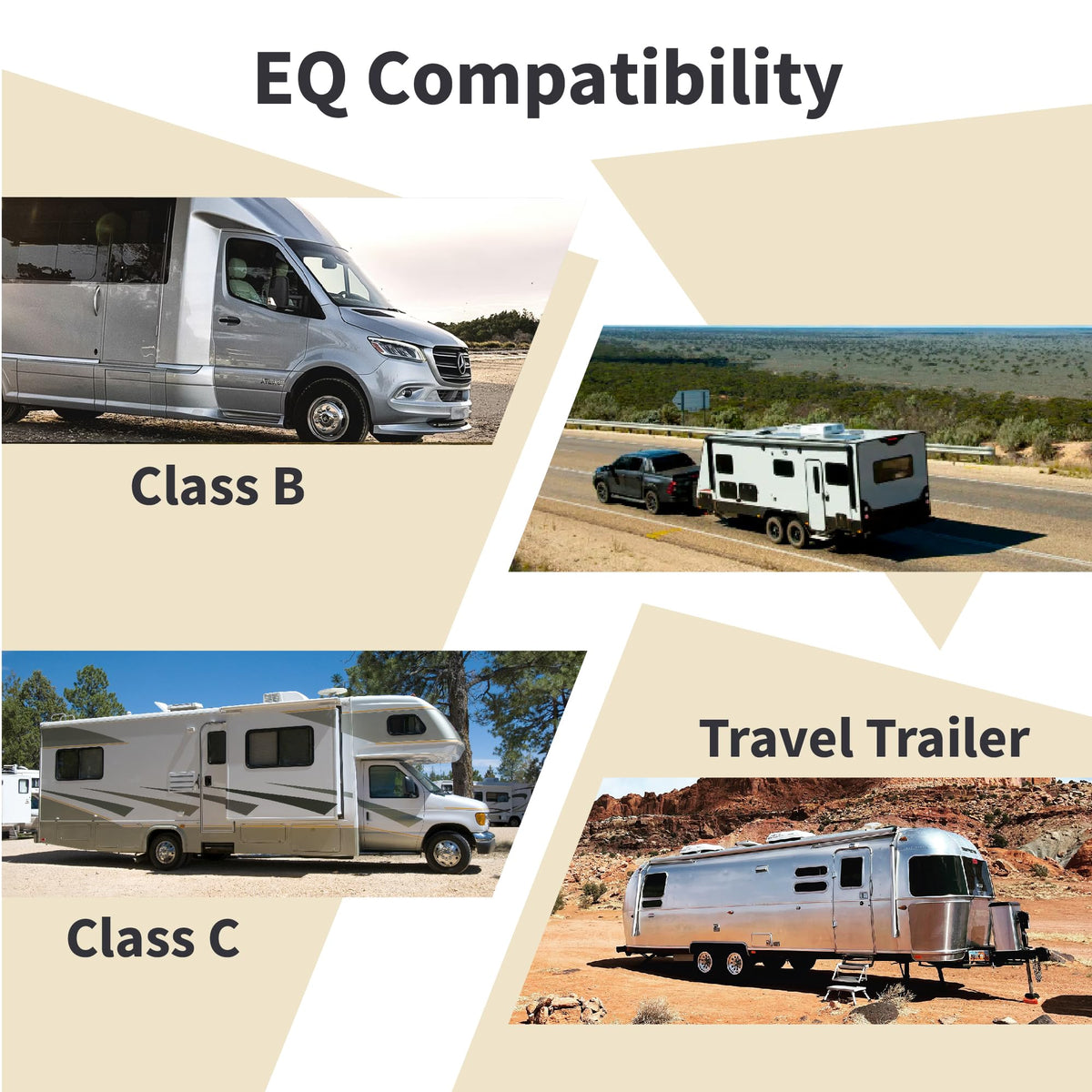 SNAPPAD EQ7SP4 SnapPad EQ Compact | Precise Fit for RV Jack Pads, Travel Trailers and Class B & C Motorhomes | Compatible with Major RV Brands & Leveling Systems | Pack of 4 for 7” Square Or 7.25” Round Jack Feet