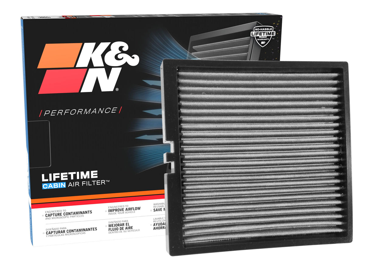 K&N FILTER VF2044 K&N LIFETIME Cabin Air Filter: Washable, Clean Air for your Cabin, VF2044