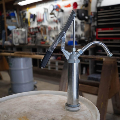 FILL RITE SD11 Fill-Rite SD11 Lever Hand Pump – 11 oz per Stroke Manual Fuel & Fluid Transfer Pump with Pail Spout and Telescoping Suction Pipe