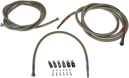 DORMAN 819-874 Dorman 819-874 Front Flexible Stainless Steel Braided Fuel Line Compatible with Select Chevrolet/GMC Models (OE FIX)