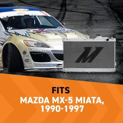 MISHIMOTO MMRAD-MIA-90 Mishimoto MMRAD-MIA-90 Performance Aluminum Radiator, Compatible with Mazda MX-5 Miata, 1990-1997