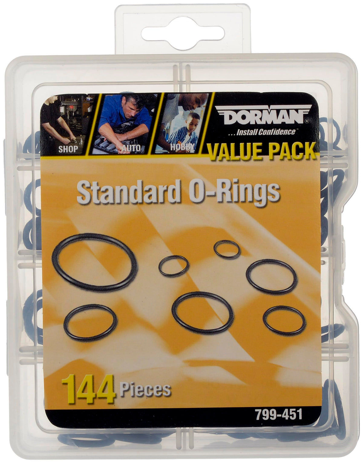 DORMAN 799-451 Dorman 799-451 Standard O-Rings Value Pack- 8 Sku's- 144 Pieces Universal Fit