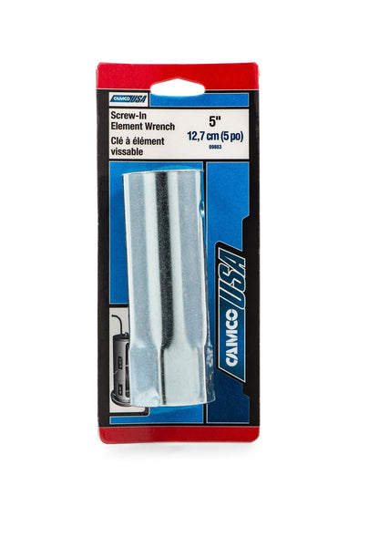 CAMCO 09883 Camco 09883 5" Residential Screw-In Water Heater Element Wrench, Multi, Single Unit