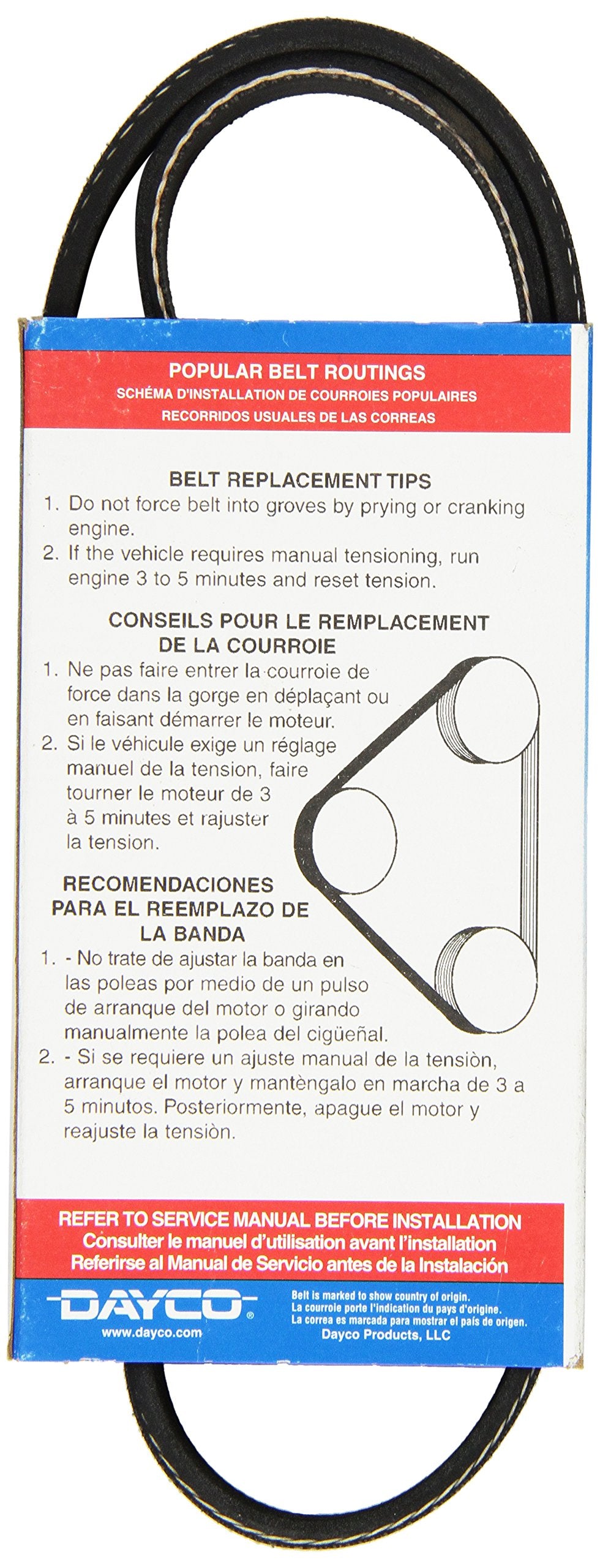 DAYCO 5060340 Dayco 5060340 89-05 HONDA/INTLVIS/PORSCHE 1.7/11.1/2.0
