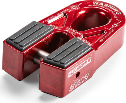 FACTOR 55 00080-01 Factor 55 Flatlink E Closed Winch System, Compatible with All Roller Fairlead License Plate Brackets - Red