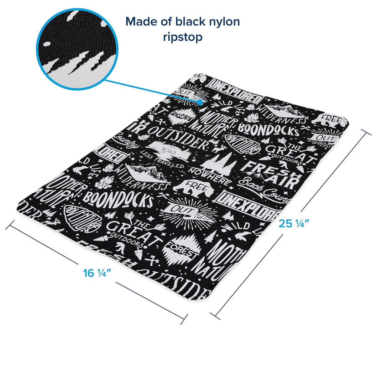 CAMCO 53052 Camco Life is Better at The Campsite RV Door Window Light Blocking Shade -Measures 25 1/4-in x 16 1/4-in - Helps Keep Interior Temperatures Cooler & Provides Added Privacy - Graffiti Design (53052)