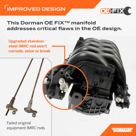 DORMAN 615-916 Dorman OE FIX 615-916 Upgraded Engine Intake Manifold Compatible with Select Ford Models