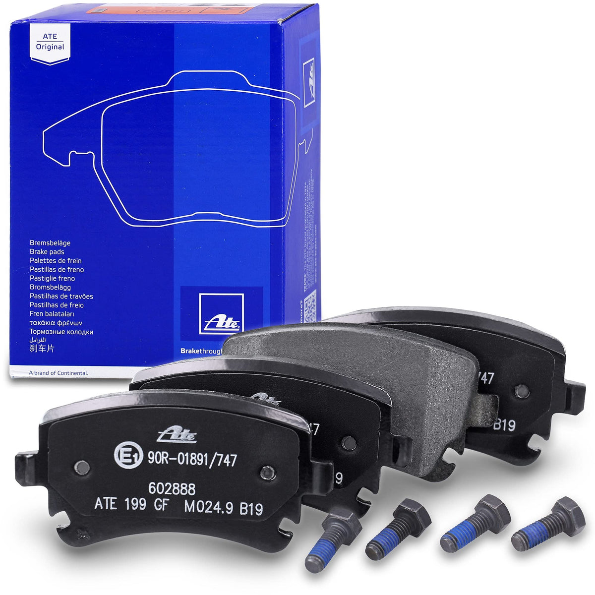 ATE 602888 ATE EU1018 Original Disc Brake Pad Set