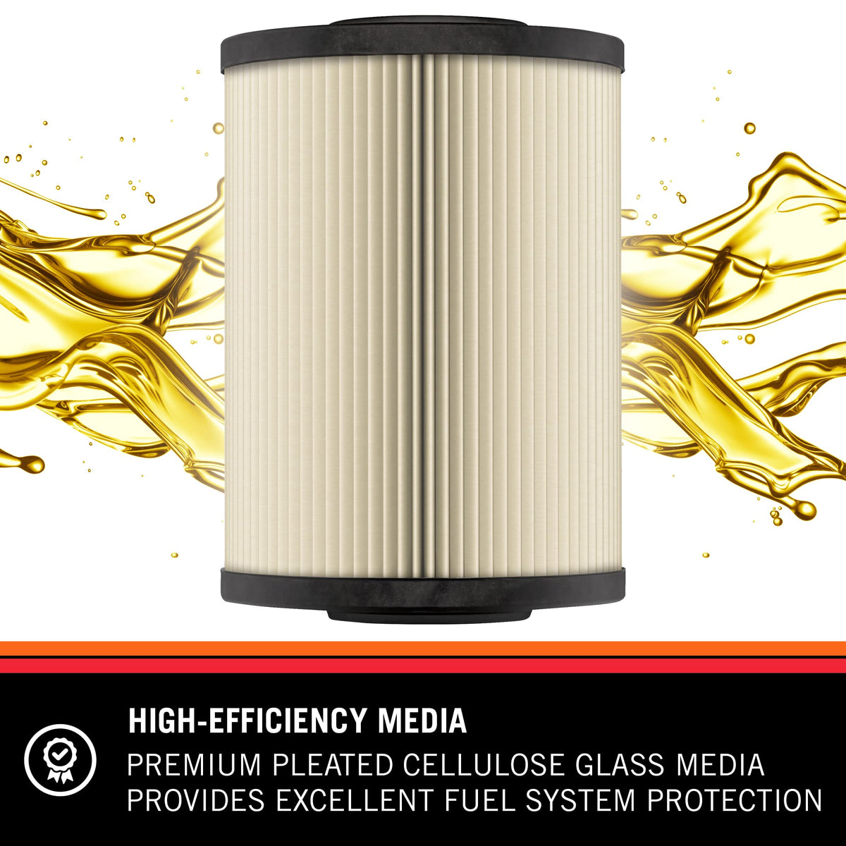 K&N FILTER PF-4200 K&N Diesel Fuel Filter: Performance Fuel Filter, Premium Engine Protection, Compatible with 2003-2009 Dodge Ram Truck 5.9L Cummins Diesel Engines, PF-4200