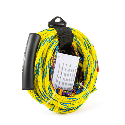 WOW SPORTS 22-WRP-4609 WOW Sports - Tow Rope for Towables - Must Have Boat Accessory - Heavy Duty 16 Strand Design - 60 ft - 2-Section - UV Treated - W/Floating Rubber Handle 2K