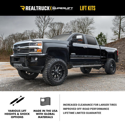Superlift Suspension K1069 RealTruck SUPERLIFT SUSPENSION 3" Lift Kit for Toyota Tundra – Complete Lift Kit with Heavy Duty Front Upper Control Arms – K1069 – Fits 2022-2024 Toyota Tundra 4WD w/ 2-3.5" Lift Won't Fit Pro Models
