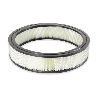 MR GASKET 6403 Mr. Gasket 6403 Air Filter - 14 Inch x 3 Inch - Replacement - White