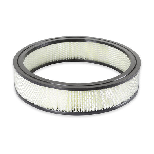 MR GASKET 6403 Mr. Gasket 6403 Air Filter - 14 Inch x 3 Inch - Replacement - White