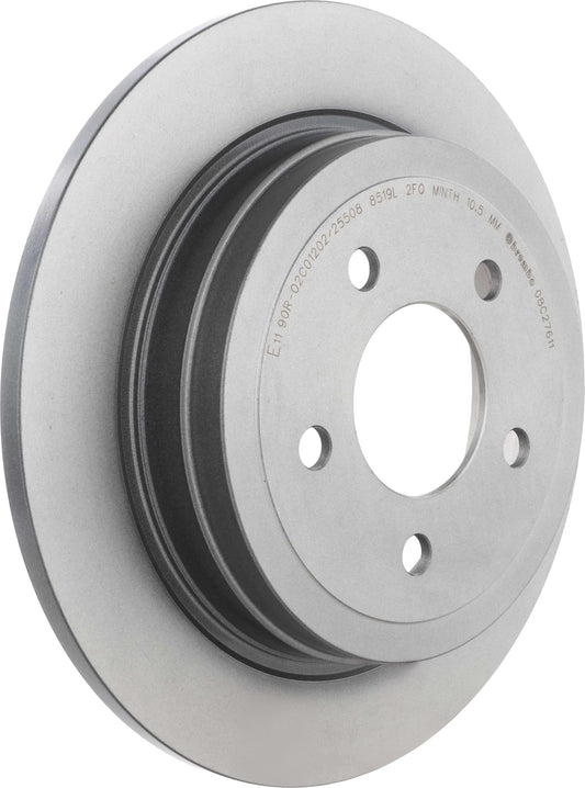 BREMBO 08C27611C02 Brembo 08.C276.11 UV Coated solid Rear Brake Rotor FORD USA OE# 3L2Z2C026AA