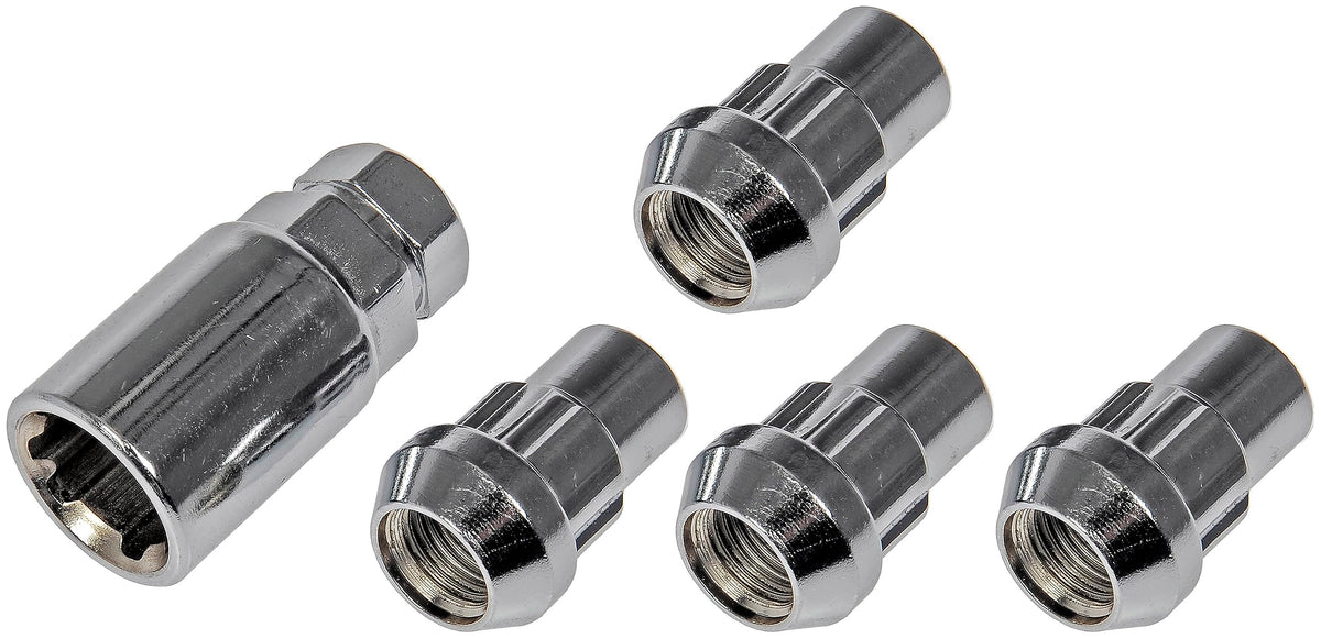 Dorman 712-228 WHEEL NUT LOCK CHROME ACORN SET 1/2-20